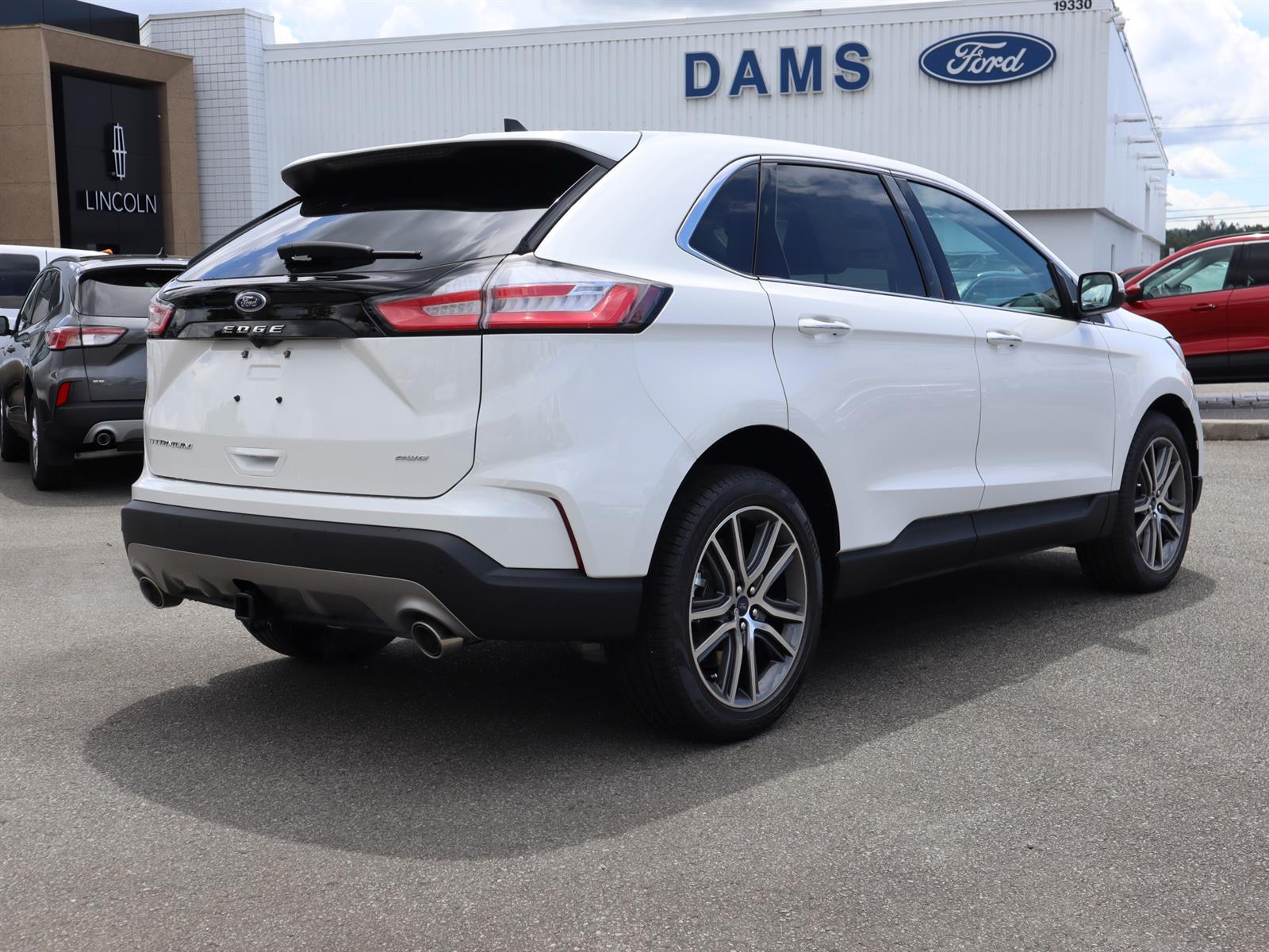 2021 Ford Edge Titanium Star White, 2.0L EcoBoost® Engine Dams Ford